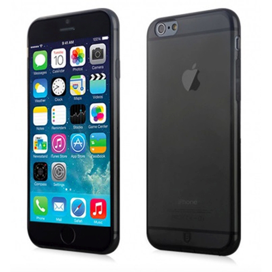 Чехол Baseus Simple Multi Protective Transparent TPU Case for iPhone 6/6S Black - цена, характеристики, отзывы, рассрочка, фото 2