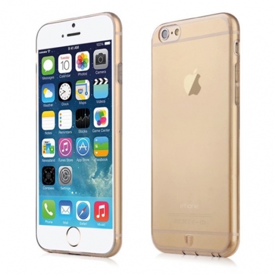 Чехол Baseus Simple Multi Protective Transparent TPU Case for iPhone 6/6S Gold* - цена, характеристики, отзывы, рассрочка, фото 2