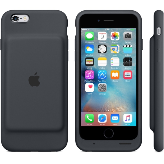 Чехол Apple Smart Battery Case for iPhone 6/6S Charcoal Gray - цена, характеристики, отзывы, рассрочка, фото 5
