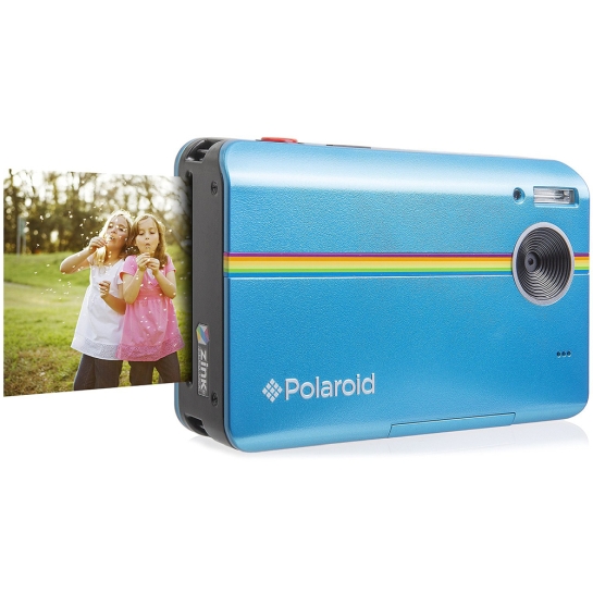 Камера миттєвого друку Polaroid Z2300 Blue + 10 Sheets - ціна, характеристики, відгуки, розстрочка, фото 2
