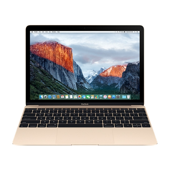 Ноутбук Apple MacBook 12", 256Gb Gold, Early 2016, MLHE2 - ціна, характеристики, відгуки, розстрочка, фото 1