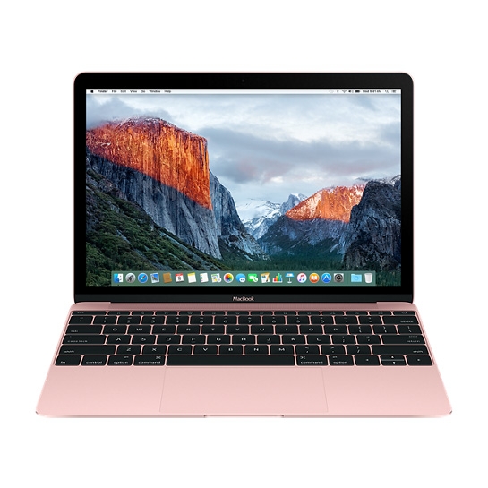 Ноутбук Apple MacBook 12", 256Gb Rose Gold, Early 2016, MMGL2 - ціна, характеристики, відгуки, розстрочка, фото 1