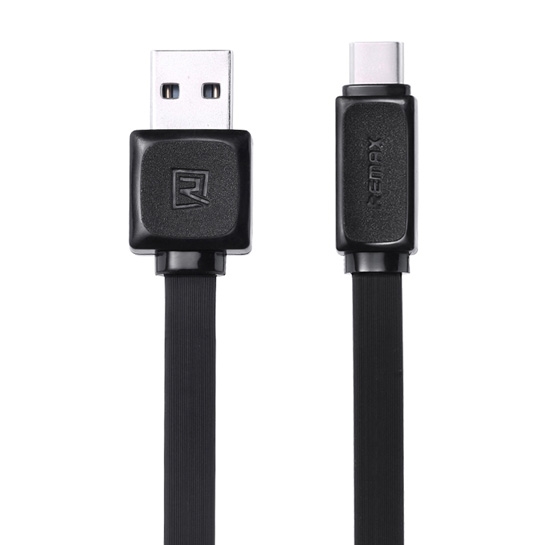 Кабель Remax Fast Data T Type-C to USB Cable Black 1000mm - цена, характеристики, отзывы, рассрочка, фото 1