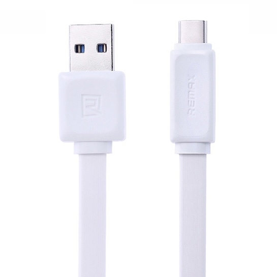 Кабель Remax Fast Data T Type-C to USB Cable White 1000mm* - ціна, характеристики, відгуки, розстрочка, фото 1