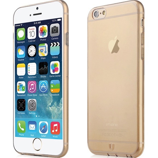 Чохол Baseus Simple Multi Protective Transparent TPU Case for iPhone 6 Plus/6S Plus Gold* - ціна, характеристики, відгуки, розстрочка, фото 1