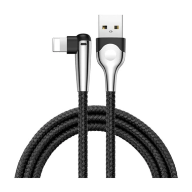 Кабель Baseus MVP Mobile Game Lightning to USB Cable Black - цена, характеристики, отзывы, рассрочка, фото 1