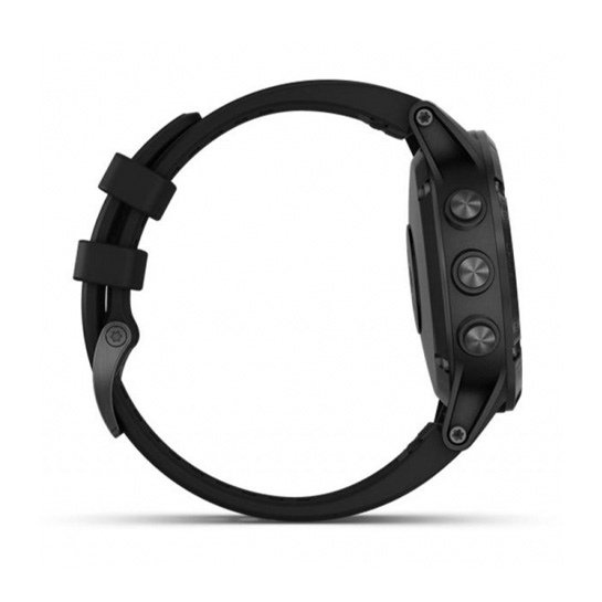 Спортивные часы Garmin Fenix 5 Plus Sapphire Black with Black Silicone - цена, характеристики, отзывы, рассрочка, фото 4