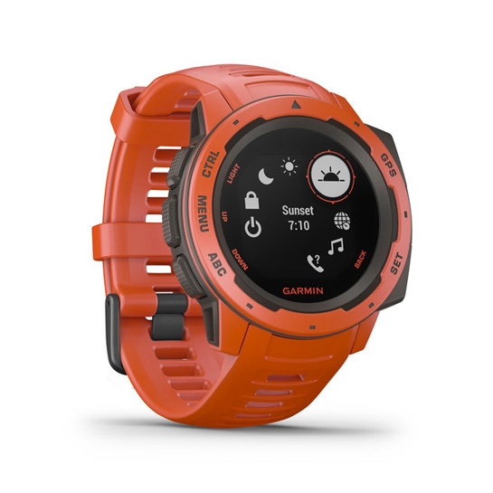 Спортивний годинник Garmin Instinct Flame Red - ціна, характеристики, відгуки, розстрочка, фото 3