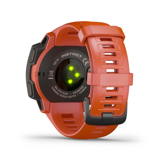 Спортивний годинник Garmin Instinct Flame Red - ціна, характеристики, відгуки, розстрочка, фото 5