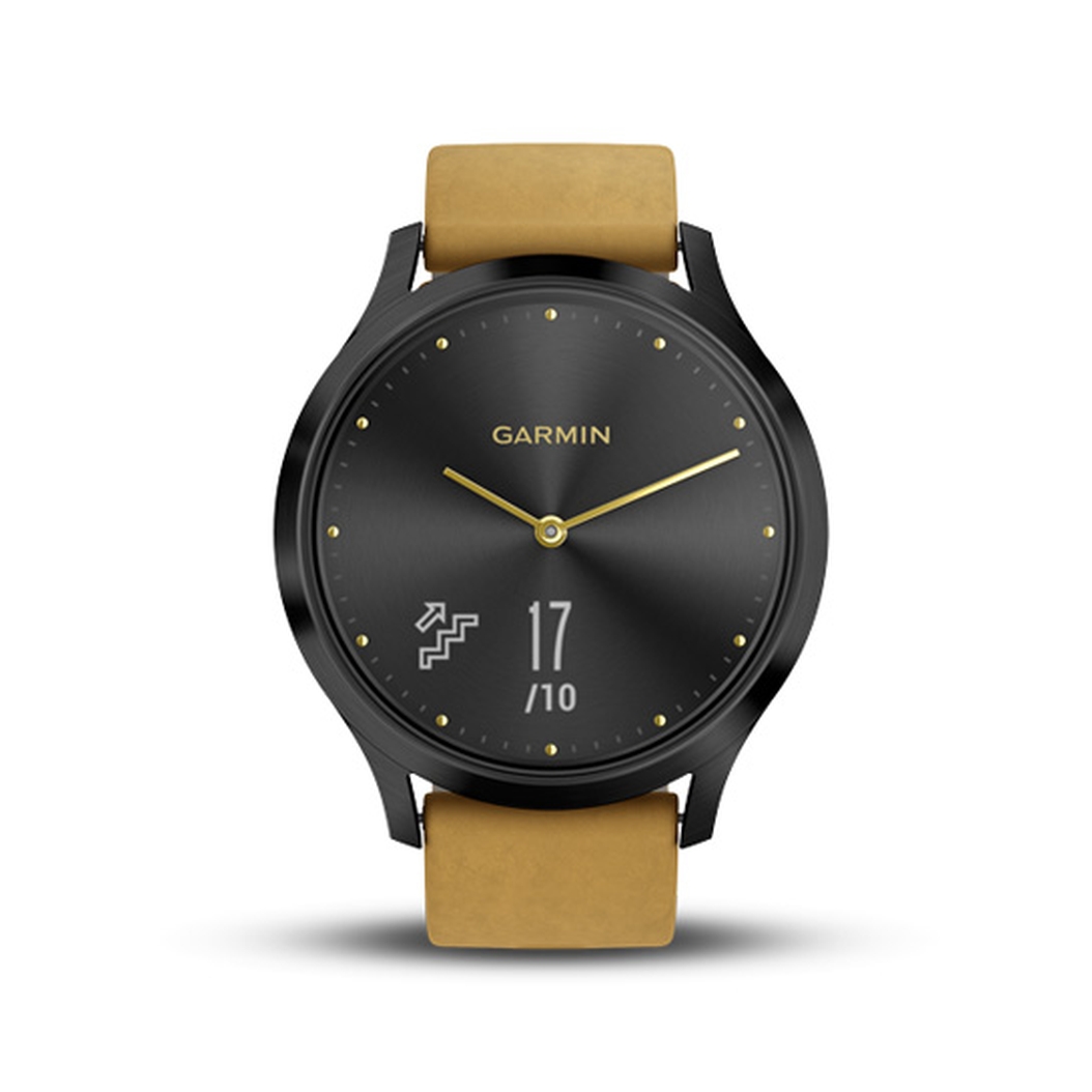 Garmin Vivomove HR Premium Black Tan Regular Black 12 499