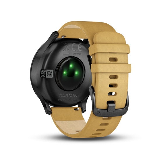 Спортивные часы Garmin Vivomove HR Premium Black/Tan Regular Black - цена, характеристики, отзывы, рассрочка, фото 5