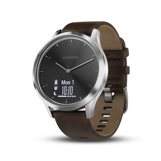 Спортивные часы Garmin Vivomove HR Premium Black/Silver Large - цена, характеристики, отзывы, рассрочка, фото 1