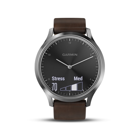 Спортивний годинник Garmin Vivomove HR Premium Black/Silver Large - ціна, характеристики, відгуки, розстрочка, фото 2