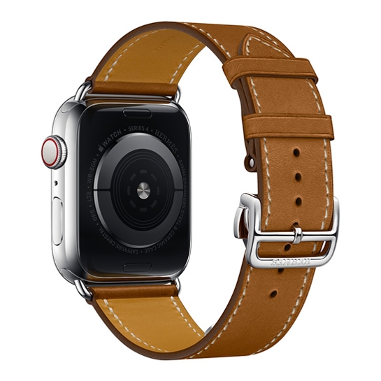 Смарт-годинник Apple Watch Hermes Series 4+LTE 44mm Stainless Steel Case with Leather Deployment Buckle - ціна, характеристики, відгуки, розстрочка, фото 4