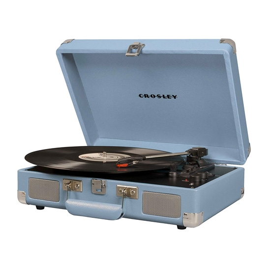 Виниловый проигрыватель Crosley Cruiser Deluxe Bluetooth Suitcase Turntable Tourmaline - ціна, характеристики, відгуки, розстрочка, фото 2