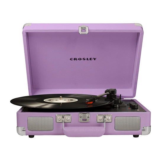 Виниловый проигрыватель Crosley Cruiser Deluxe Bluetooth Suitcase Turntable Lavender - ціна, характеристики, відгуки, розстрочка, фото 1