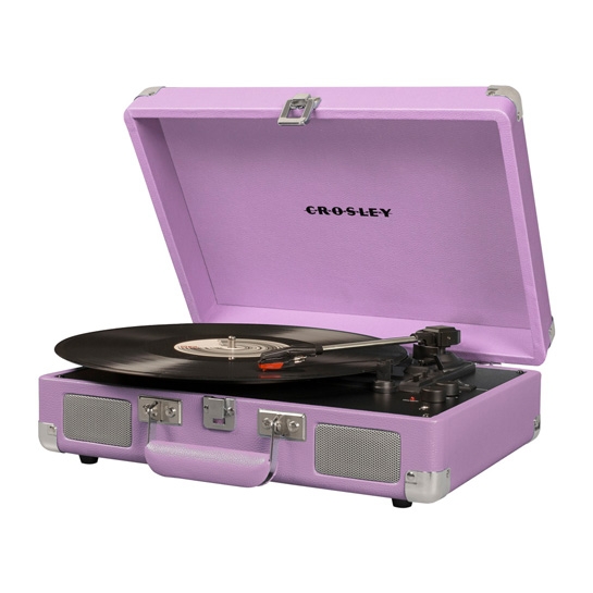 Виниловый проигрыватель Crosley Cruiser Deluxe Bluetooth Suitcase Turntable Lavender - ціна, характеристики, відгуки, розстрочка, фото 2