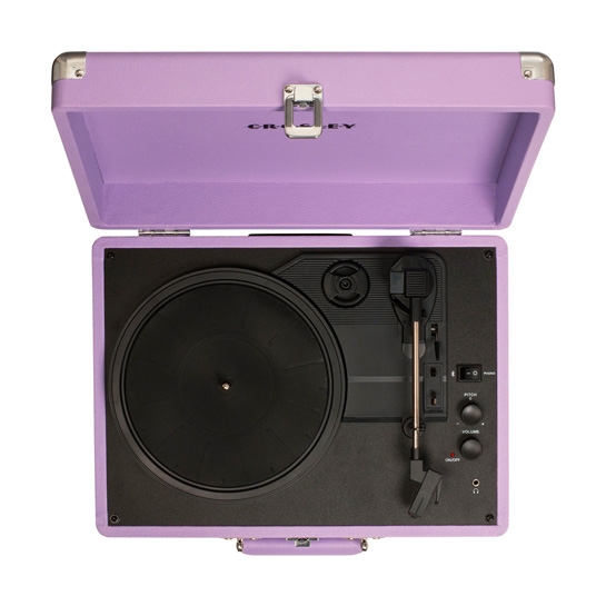 Виниловый проигрыватель Crosley Cruiser Deluxe Bluetooth Suitcase Turntable Lavender - ціна, характеристики, відгуки, розстрочка, фото 3