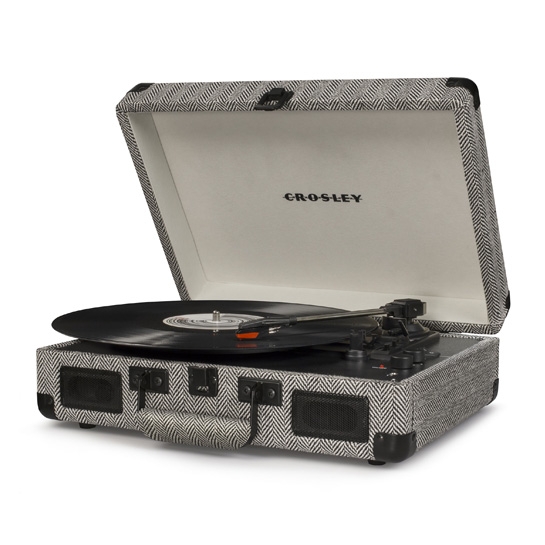 Виниловый проигрыватель Crosley Cruiser Deluxe Bluetooth Suitcase Turntable Herringbone - ціна, характеристики, відгуки, розстрочка, фото 2