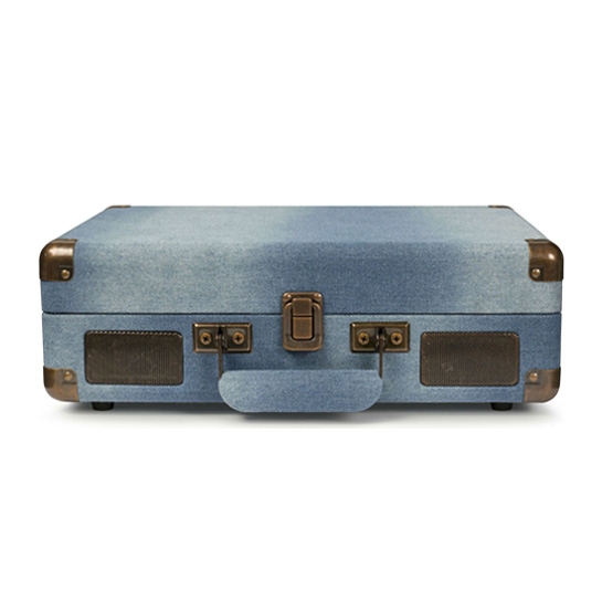 Виниловый проигрыватель Crosley Cruiser Deluxe Bluetooth Suitcase Turntable Denim - цена, характеристики, отзывы, рассрочка, фото 3