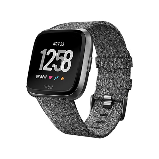Смарт-годинник Fitbit Versa Special Edition, Charcoal Woven - ціна, характеристики, відгуки, розстрочка, фото 2