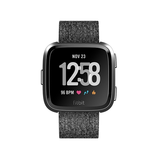 Смарт-часы Fitbit Versa Special Edition, Charcoal Woven - цена, характеристики, отзывы, рассрочка, фото 1