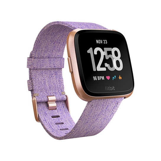 Смарт-годинник Fitbit Versa Special Edition, Lavender Woven - ціна, характеристики, відгуки, розстрочка, фото 2