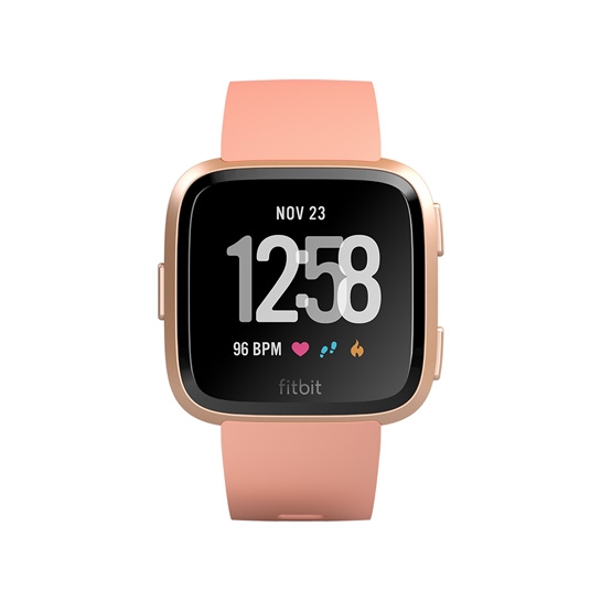 Смарт-годинник Fitbit Versa Peach/Rose Gold Aluminum - ціна, характеристики, відгуки, розстрочка, фото 1