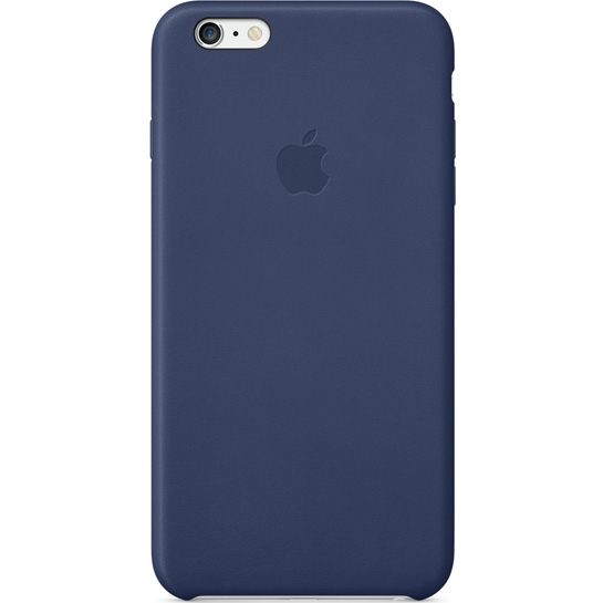 Чохол Apple Leather Case for iPhone 6 Plus Midnight Blue - ціна, характеристики, відгуки, розстрочка, фото 1