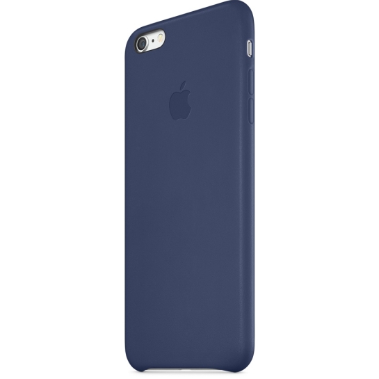 Чехол Apple Leather Case for iPhone 6 Plus Midnight Blue - цена, характеристики, отзывы, рассрочка, фото 4