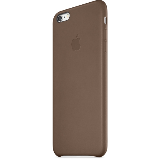 Чехол Apple Leather Case for iPhone 6 Plus Olive Brown - цена, характеристики, отзывы, рассрочка, фото 4