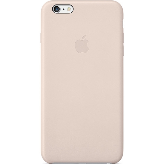 Чехол Apple Leather Case for iPhone 6 Plus Soft Pink - цена, характеристики, отзывы, рассрочка, фото 1