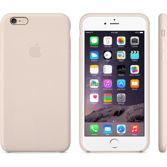 Чехол Apple Leather Case for iPhone 6 Plus Soft Pink - цена, характеристики, отзывы, рассрочка, фото 2