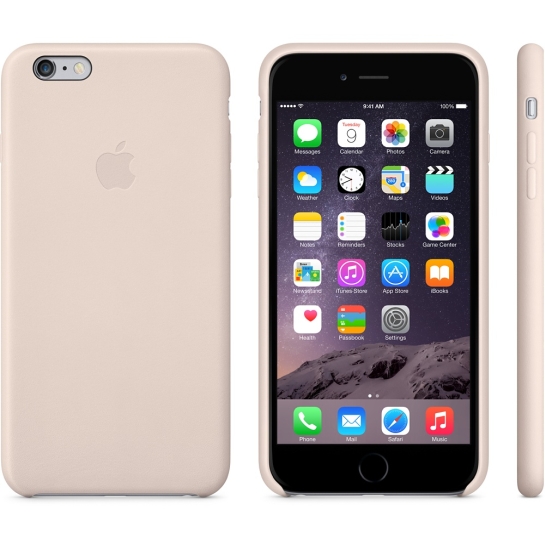 Чехол Apple Leather Case for iPhone 6 Plus Soft Pink - цена, характеристики, отзывы, рассрочка, фото 3