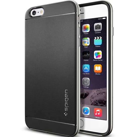 Чехол SGP Case Neo Hybrid Series Satin Silver for iPhone 6 Plus - цена, характеристики, отзывы, рассрочка, фото 1