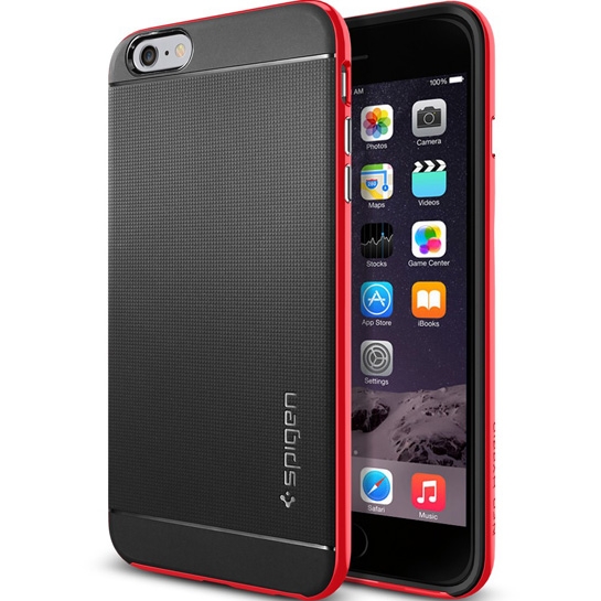 Чохол SGP Case Neo Hybrid Series Dante Red for iPhone 6 Plus - ціна, характеристики, відгуки, розстрочка, фото 1