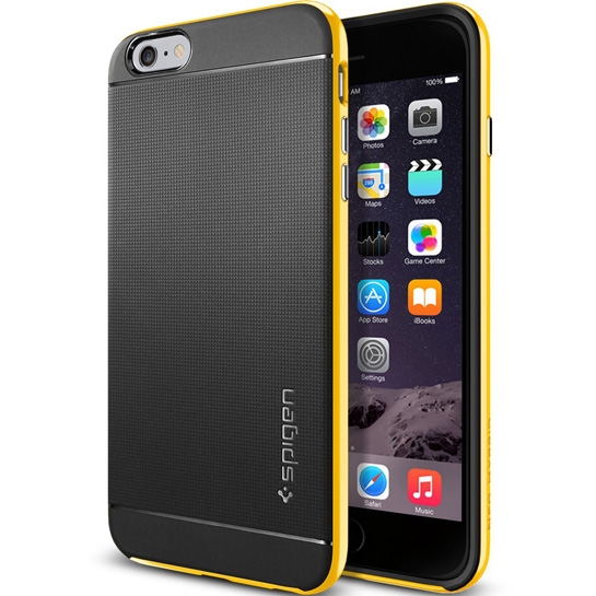 Чехол SGP Case Neo Hybrid Series Reventon Yellow for iPhone 6 Plus * - цена, характеристики, отзывы, рассрочка, фото 1