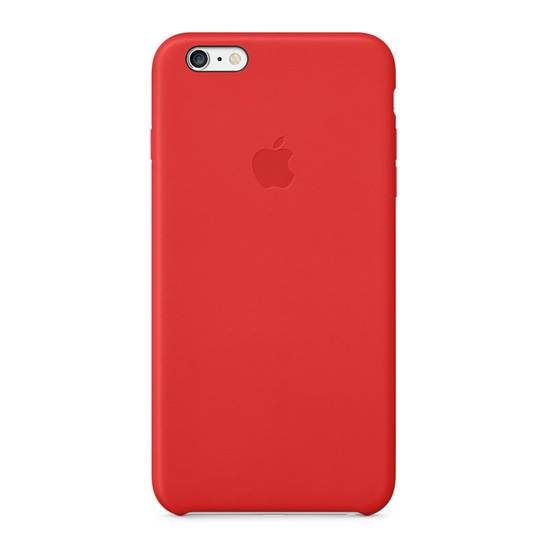 Чохол Apple Leather Case for iPhone 6 Red * - ціна, характеристики, відгуки, розстрочка, фото 1