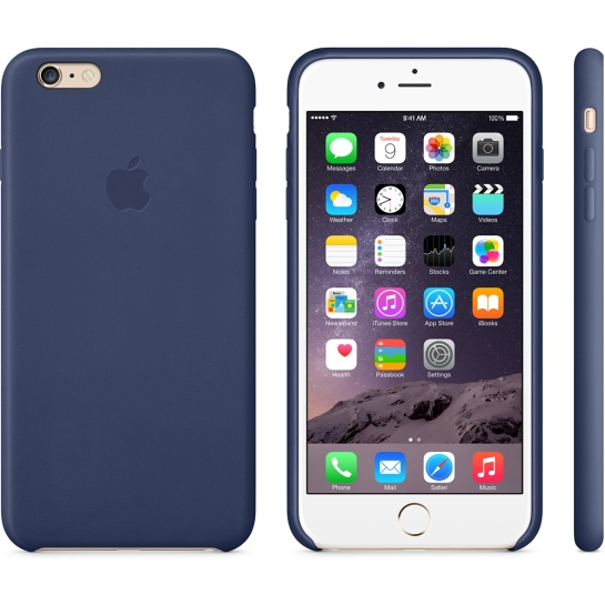 Чохол Apple Leather Case for iPhone 6 Midnight Blue * - ціна, характеристики, відгуки, розстрочка, фото 2