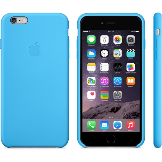 Чехол Apple Silicone Case for iPhone 6 Plus Blue - цена, характеристики, отзывы, рассрочка, фото 3