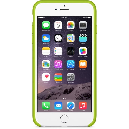 Чохол Apple Silicone Case for iPhone 6 Plus Green - ціна, характеристики, відгуки, розстрочка, фото 4