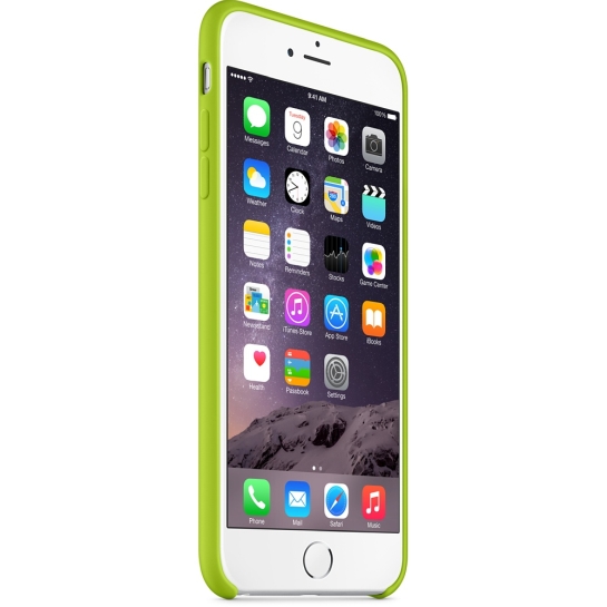 Чохол Apple Silicone Case for iPhone 6 Plus Green - ціна, характеристики, відгуки, розстрочка, фото 7