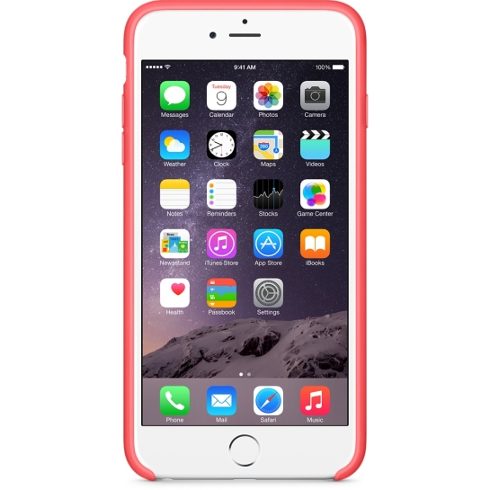 Чехол Apple Silicone Case for iPhone 6 Plus Pink - цена, характеристики, отзывы, рассрочка, фото 3