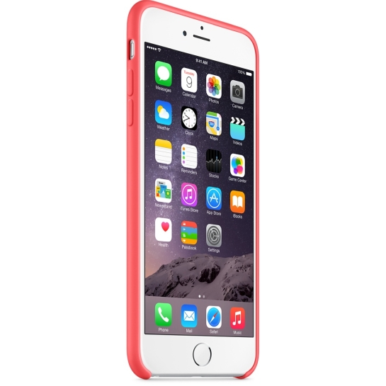 Чехол Apple Silicone Case for iPhone 6 Plus Pink - цена, характеристики, отзывы, рассрочка, фото 6