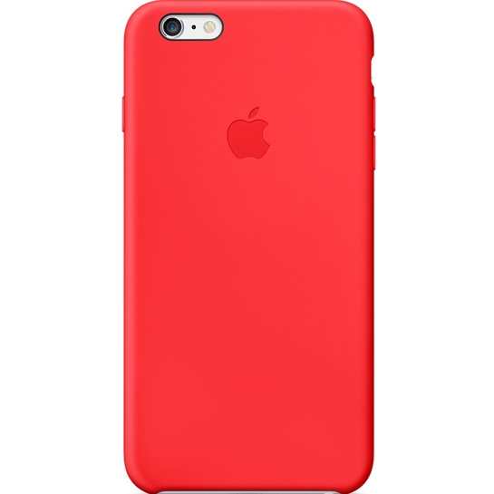 Чехол Apple Silicone Case for iPhone 6 Plus Red - цена, характеристики, отзывы, рассрочка, фото 1