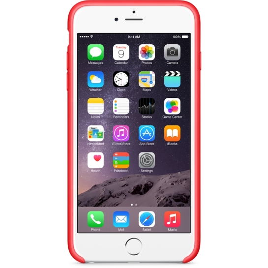 Чехол Apple Silicone Case for iPhone 6 Plus Red - цена, характеристики, отзывы, рассрочка, фото 4