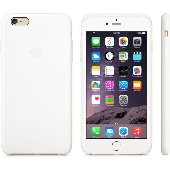 Чохол Apple Silicone Case for iPhone 6 Plus White - ціна, характеристики, відгуки, розстрочка, фото 2