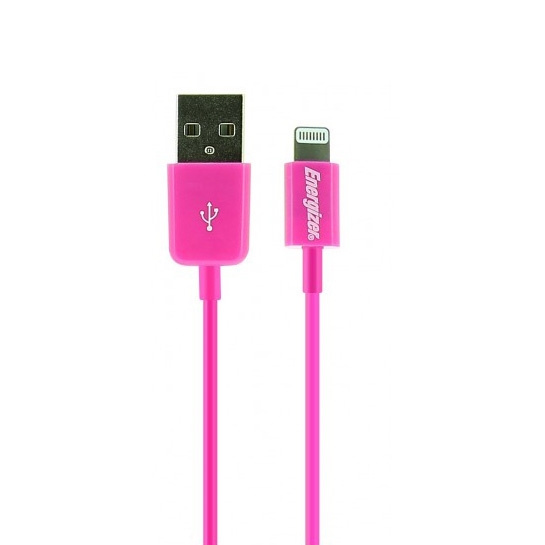 Кабель Energizer Lightning to USB Cable Pink * - ціна, характеристики, відгуки, розстрочка, фото 1