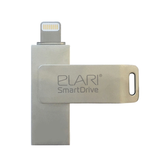 Внешний накопитель USB-Flash/Lightning 32 Gb Elari SmartDrive Silver - цена, характеристики, отзывы, рассрочка, фото 1
