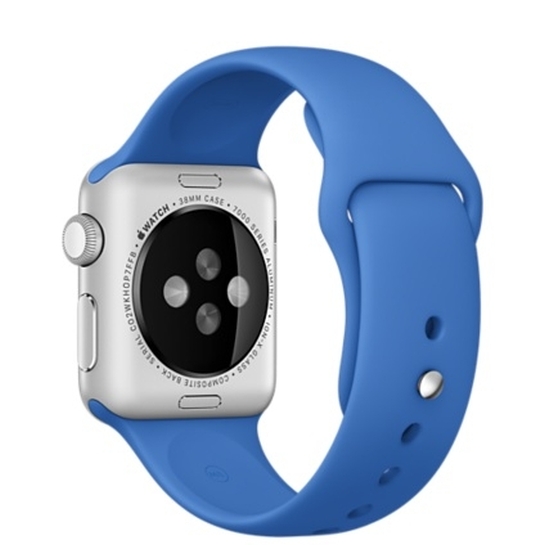 Смарт Часы Apple Watch Sport 38mm Silver Aluminum Case with Royal Blue Sport  - цена, характеристики, отзывы, рассрочка, фото 3